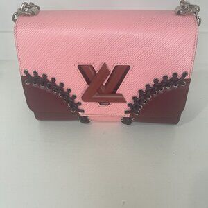 Authentic Rare LV Burgundy and Pink Twist Summer & Trunks Bag